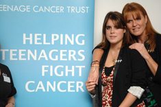 Sarah, Duchess of York, patron of TCT with Princess Eugenie