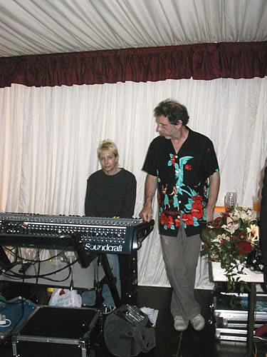 Anita and Lynn on sound